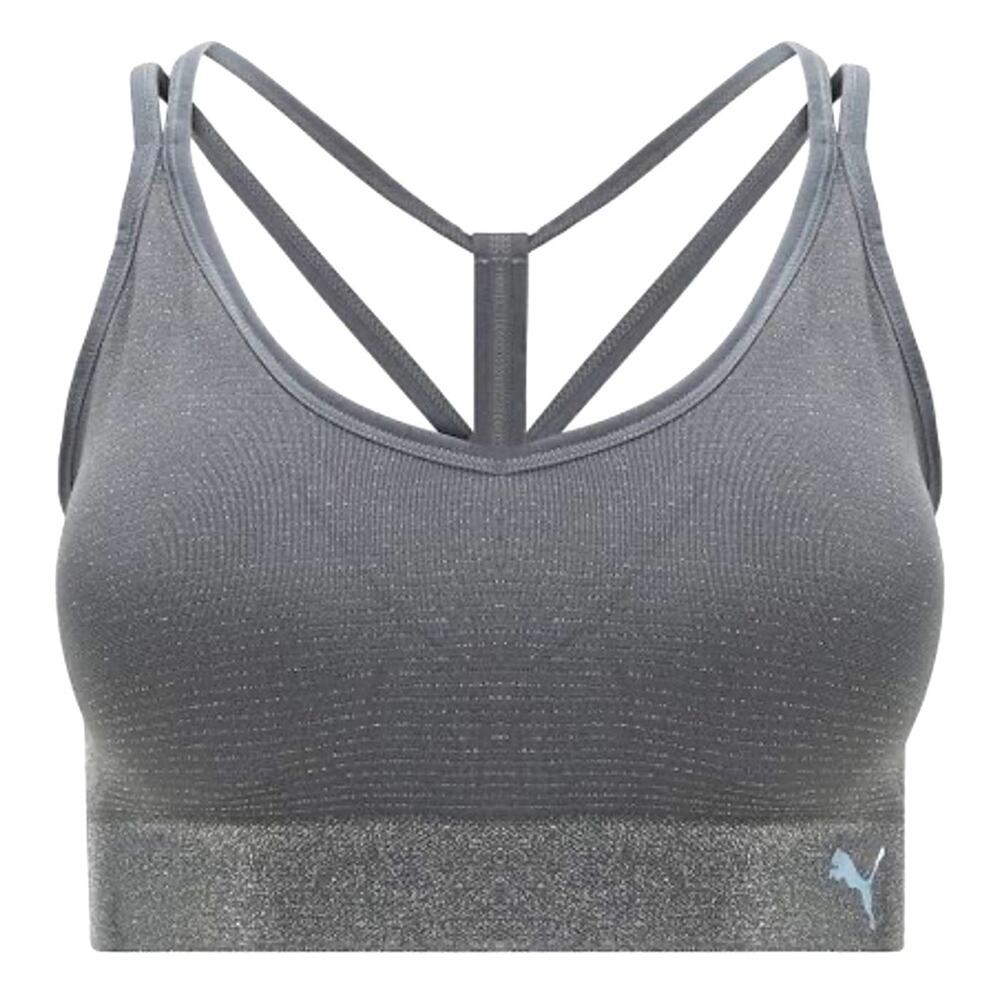 0261 New Women's Puma Gray Sports Bra - Picture 1 of 8